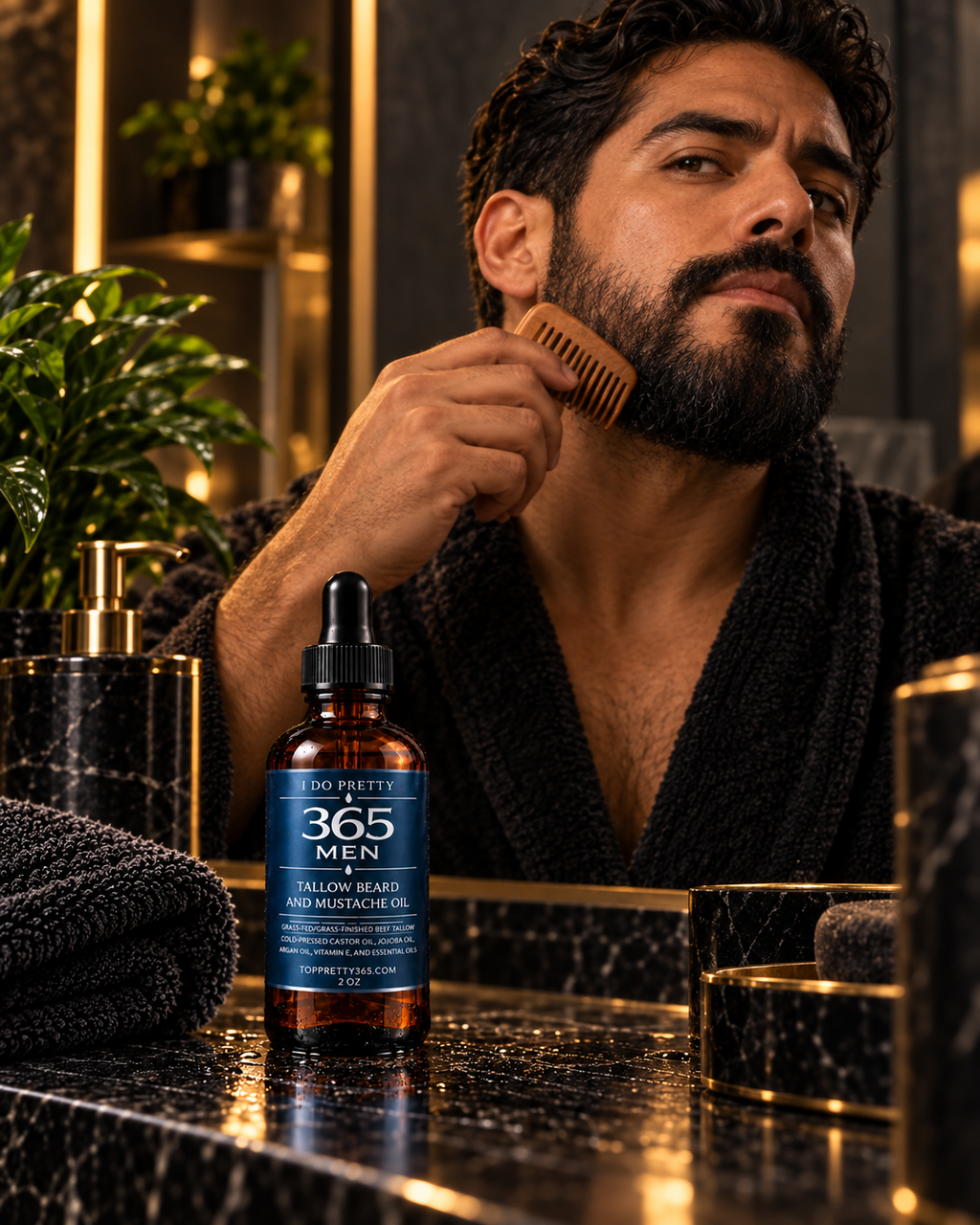 Aceite para barba y rostro