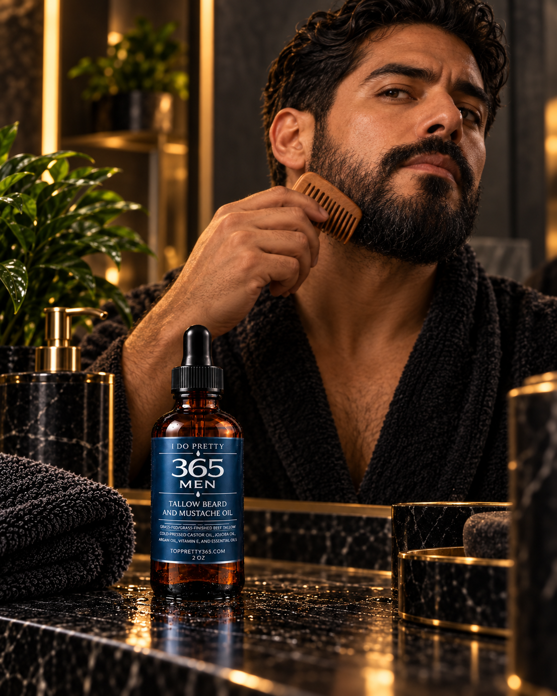 Aceite para barba y rostro