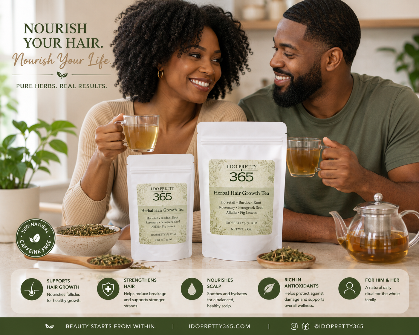 Herbal Hair Growth Tea