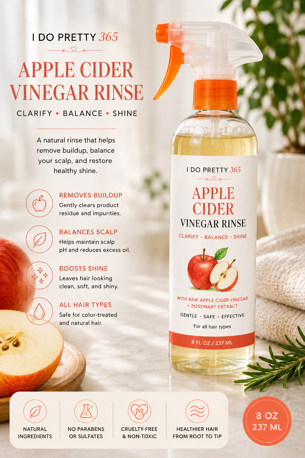 Apple Cider Vinegar Rinse