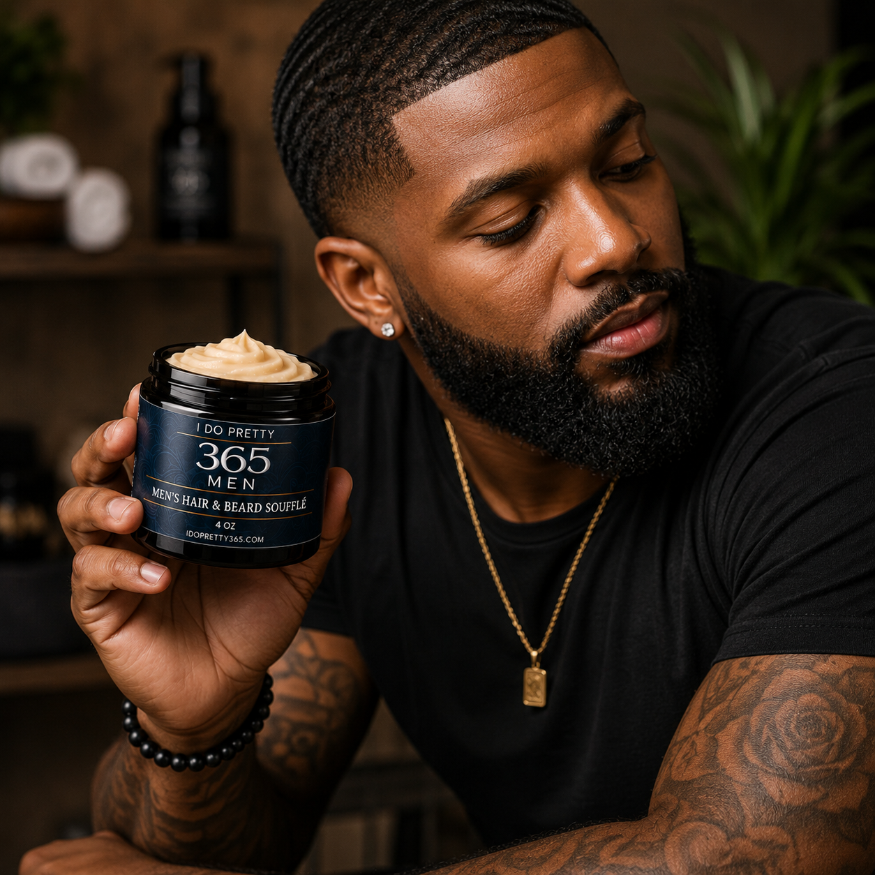Mens Hair and Beard Soufflé