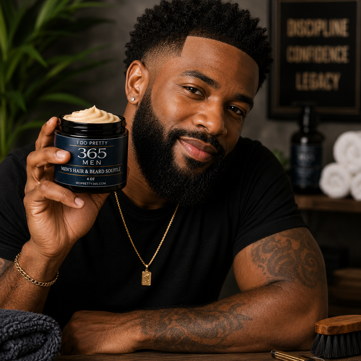 Mens Hair and Beard Soufflé