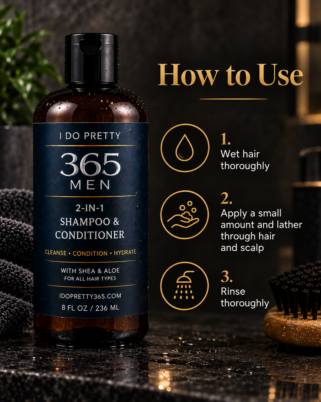 Men’s 2-in-1 Shampoo & Conditioner