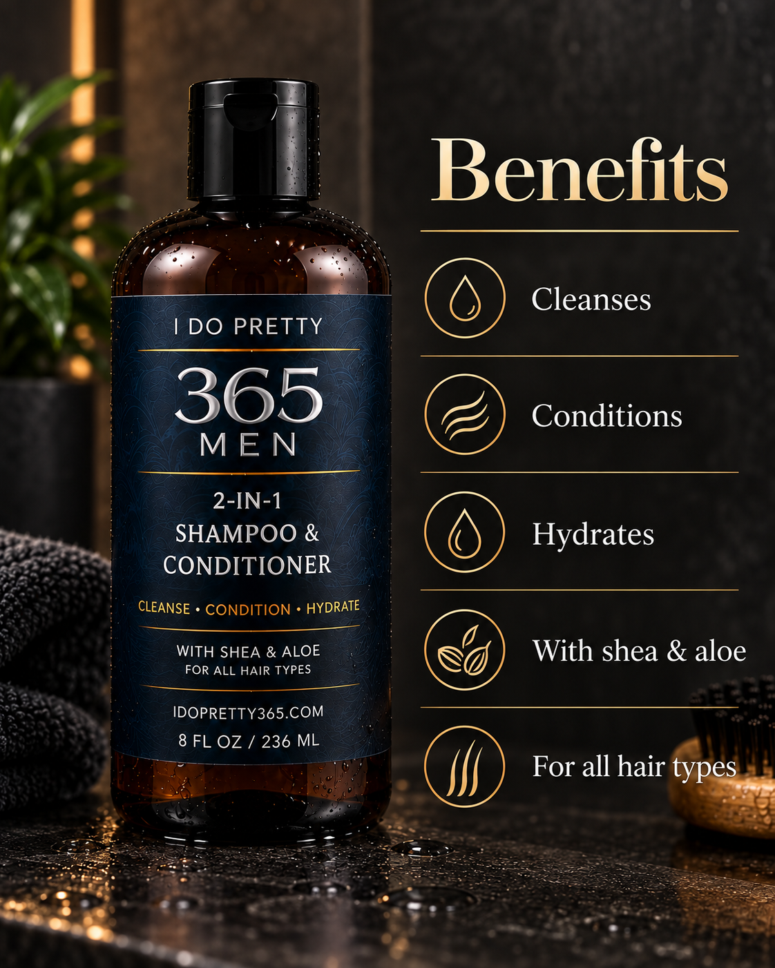 Men’s 2-in-1 Shampoo & Conditioner