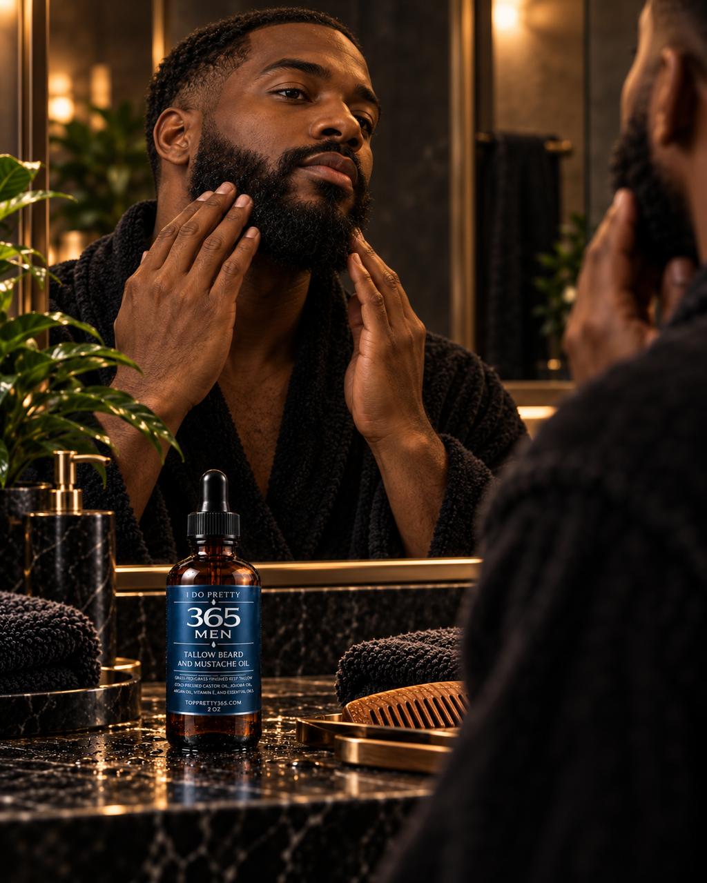 Aceite para barba y rostro