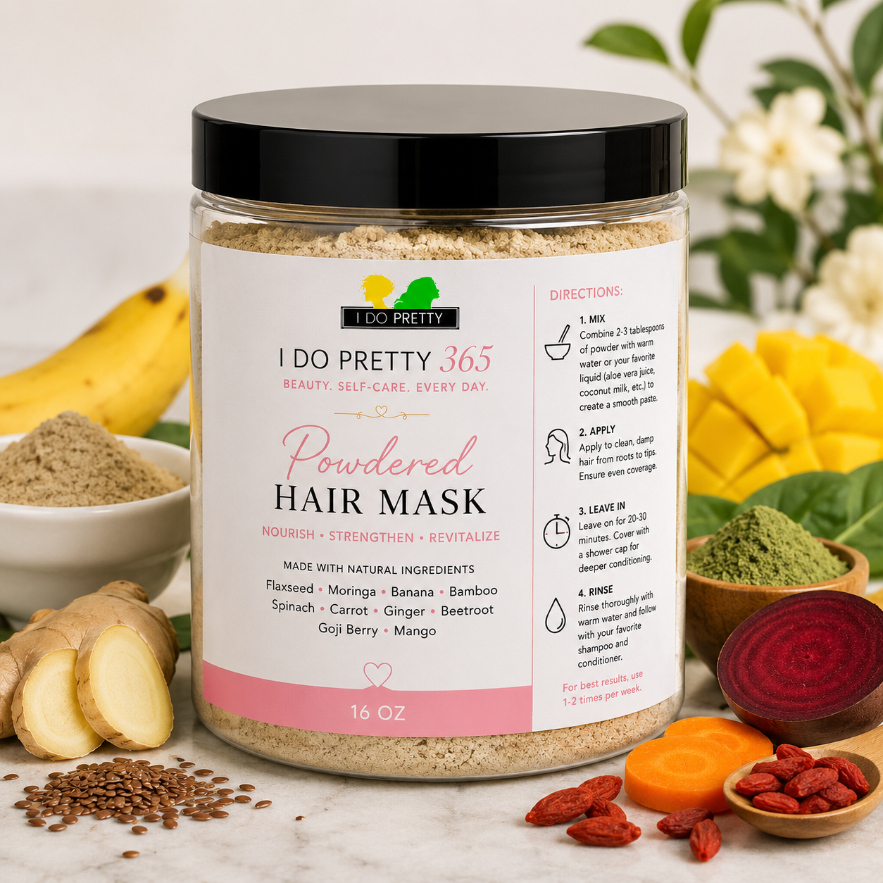 Powdered Hair Mask 16oz