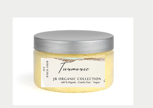 Turmeric & Neem (Certified Organic) Body Scrub - 4 ounce