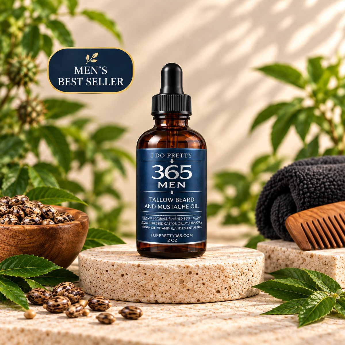 Aceite para barba y rostro