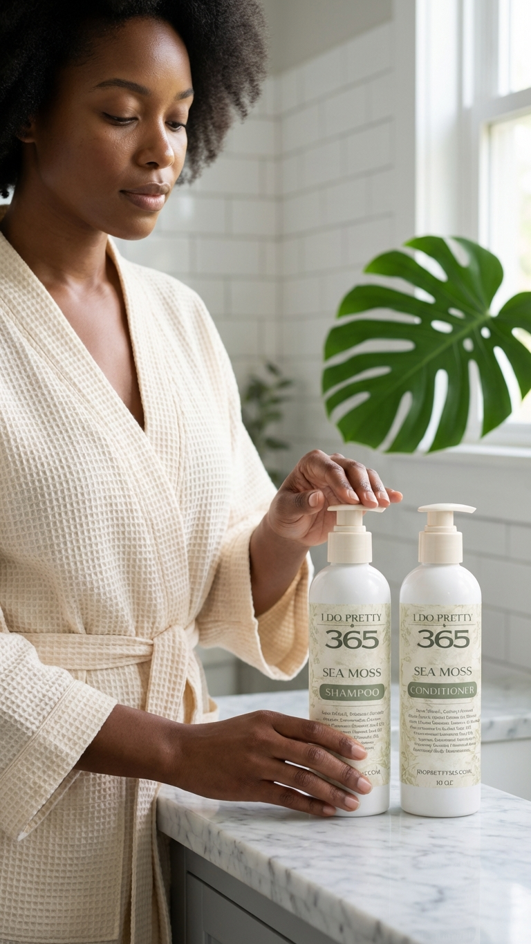 SEA MOSS SHAMPOO AND CONDITIONER SET