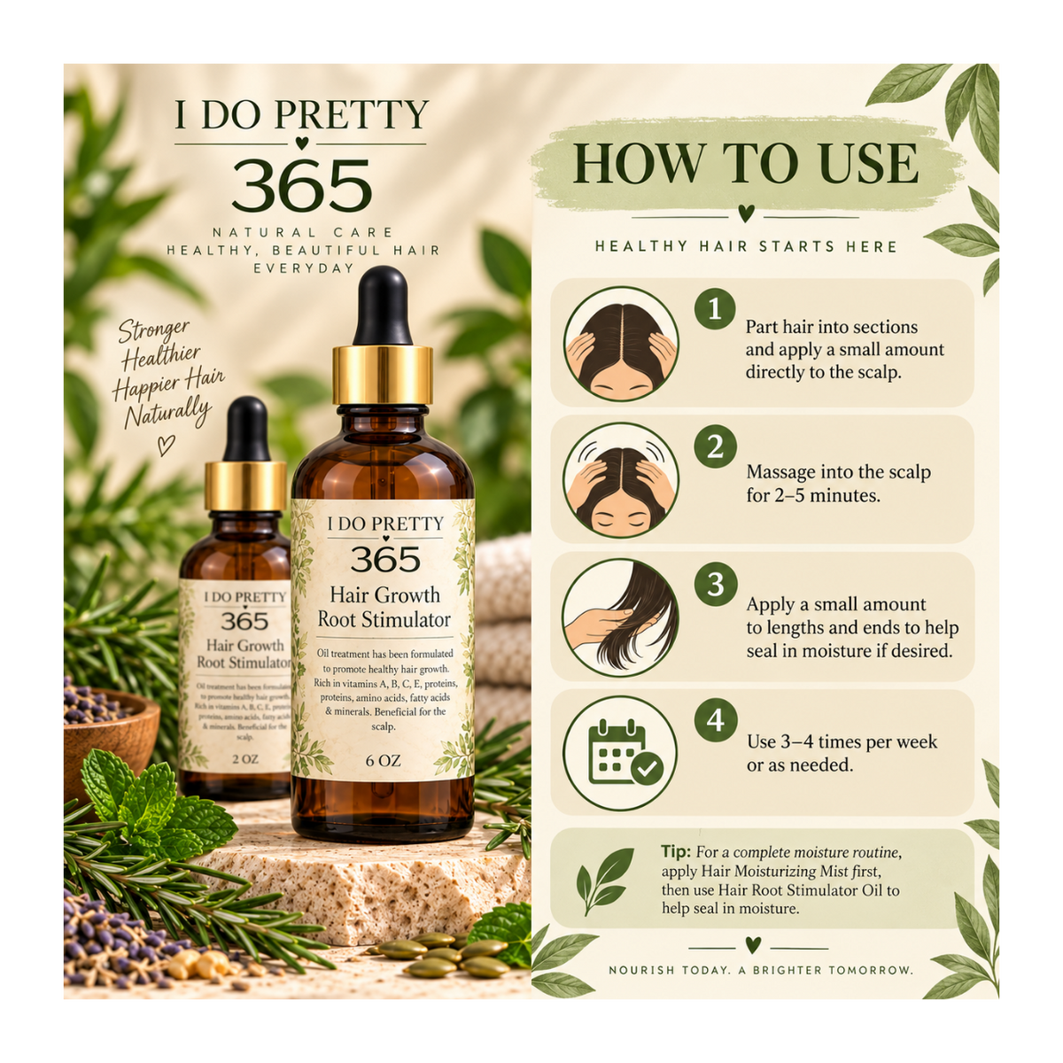Hair Root Stimulator Oil