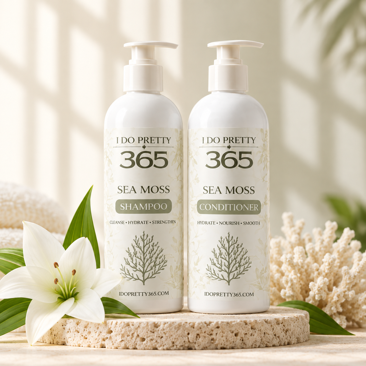 Sea Moss Shampoo & Conditioner Set