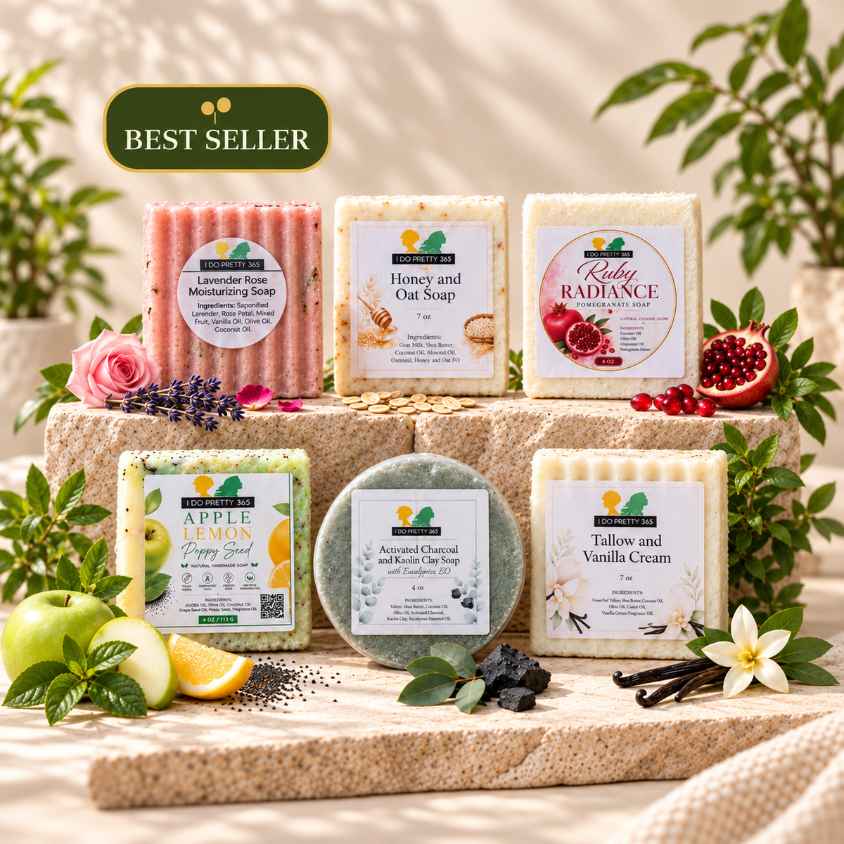 Soap Bars 3 for $25 Mix & Match (4 oz Bars Only)