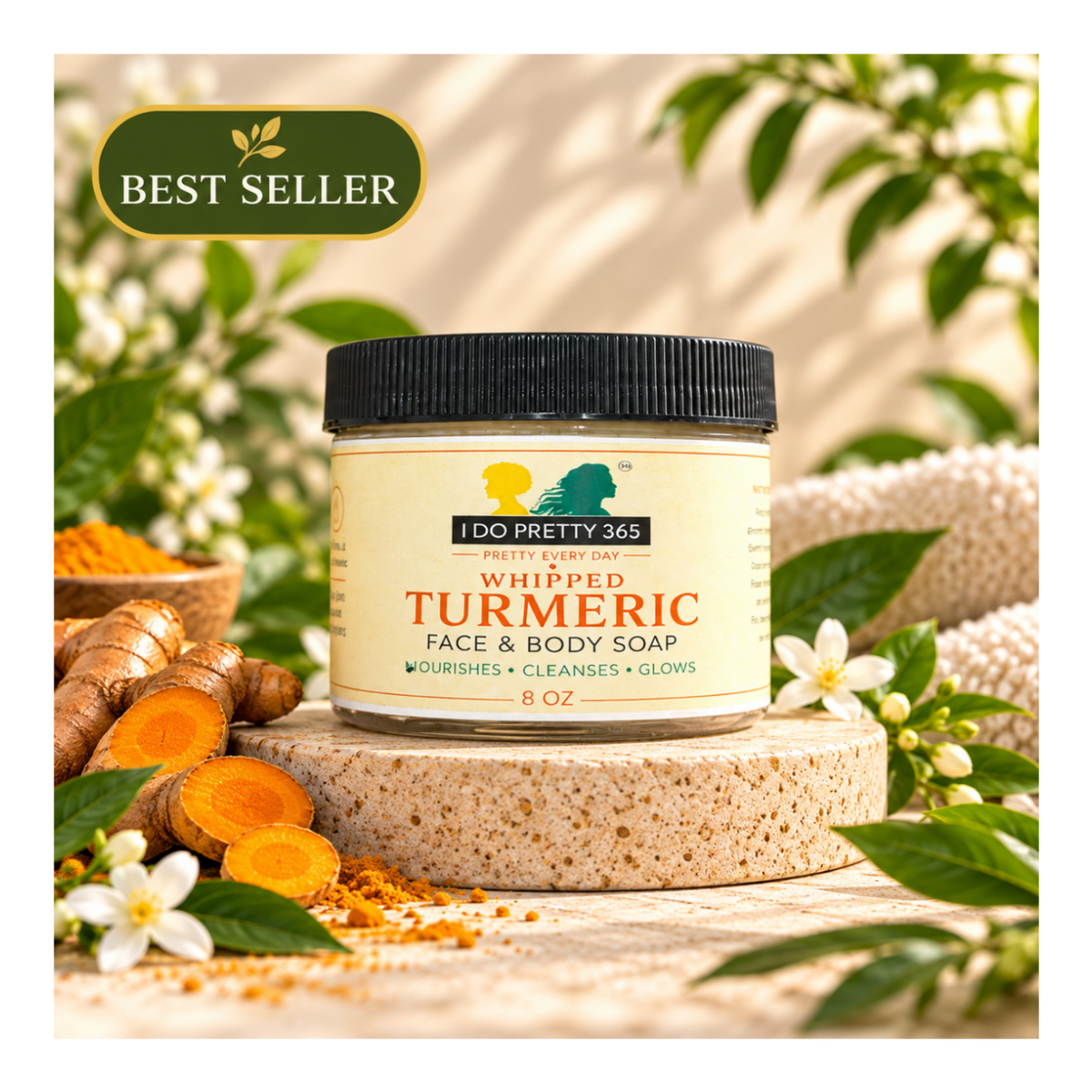 Turmeric Whipped Soap
