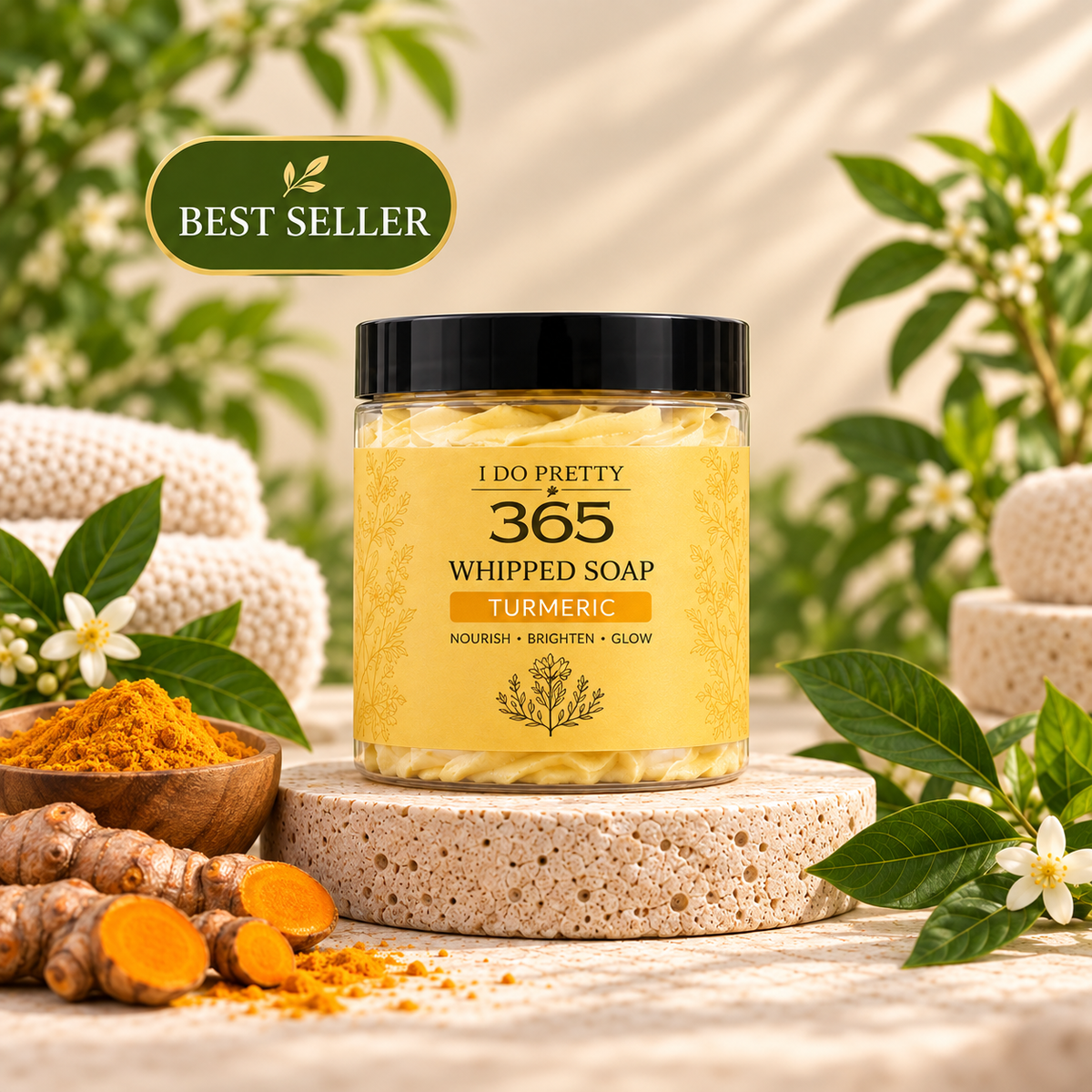 Turmeric Whipped Soap